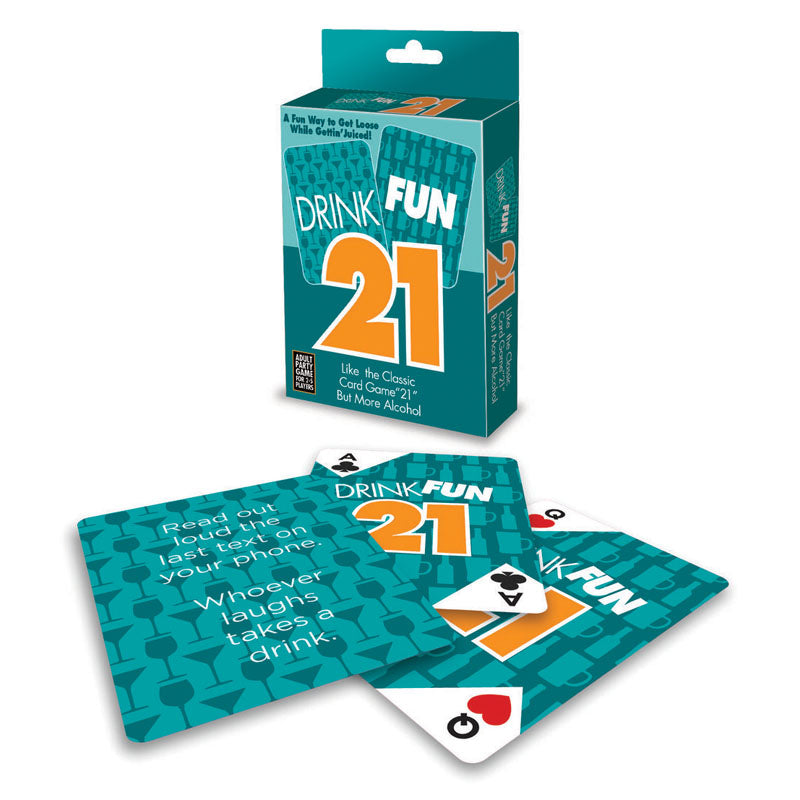 Drink Fun 21 - Adult Drinking Party Game Little Genie