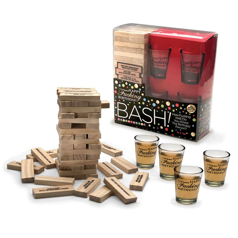 Happy Fucking Birthday Bash - Drinking Party Game Little Genie