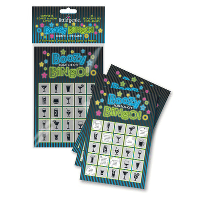 Boozy Bingo - Drinking Scratcher Card Little Genie