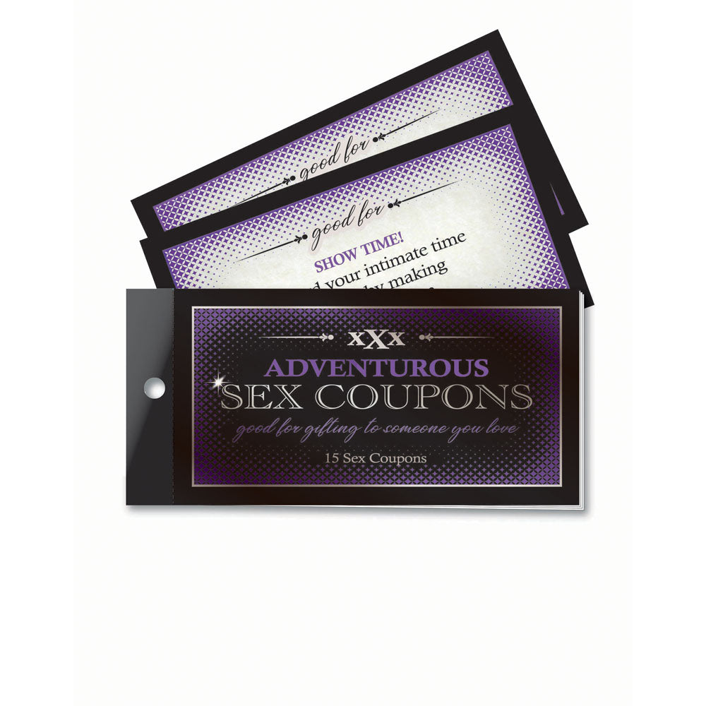 Adventurous Sex Coupons - Set of 15 Coupons Little Genie