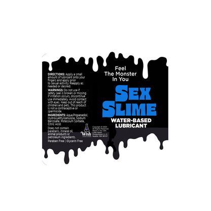 Sex Slime - Blue - Blue Water Based Lubricant - 120 ml Bottle Little Genie
