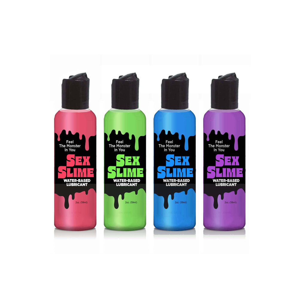 Sex Slime - Blue - Blue Water Based Lubricant - 60 ml Bottle Little Genie