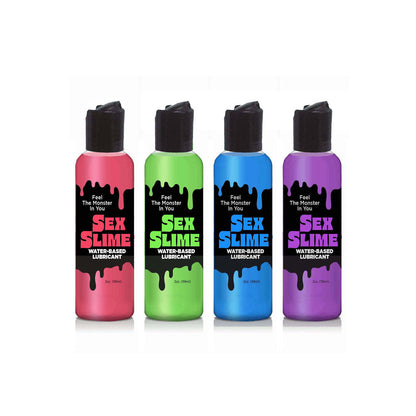 Sex Slime - Blue - Blue Water Based Lubricant - 60 ml Bottle Little Genie