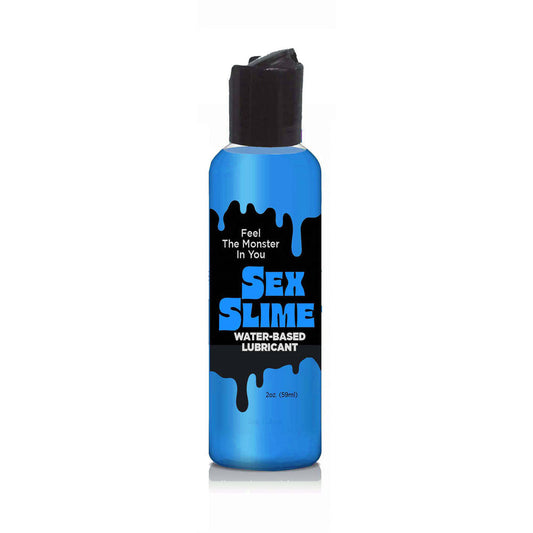 Sex Slime - Blue - Blue Water Based Lubricant - 60 ml Bottle Little Genie