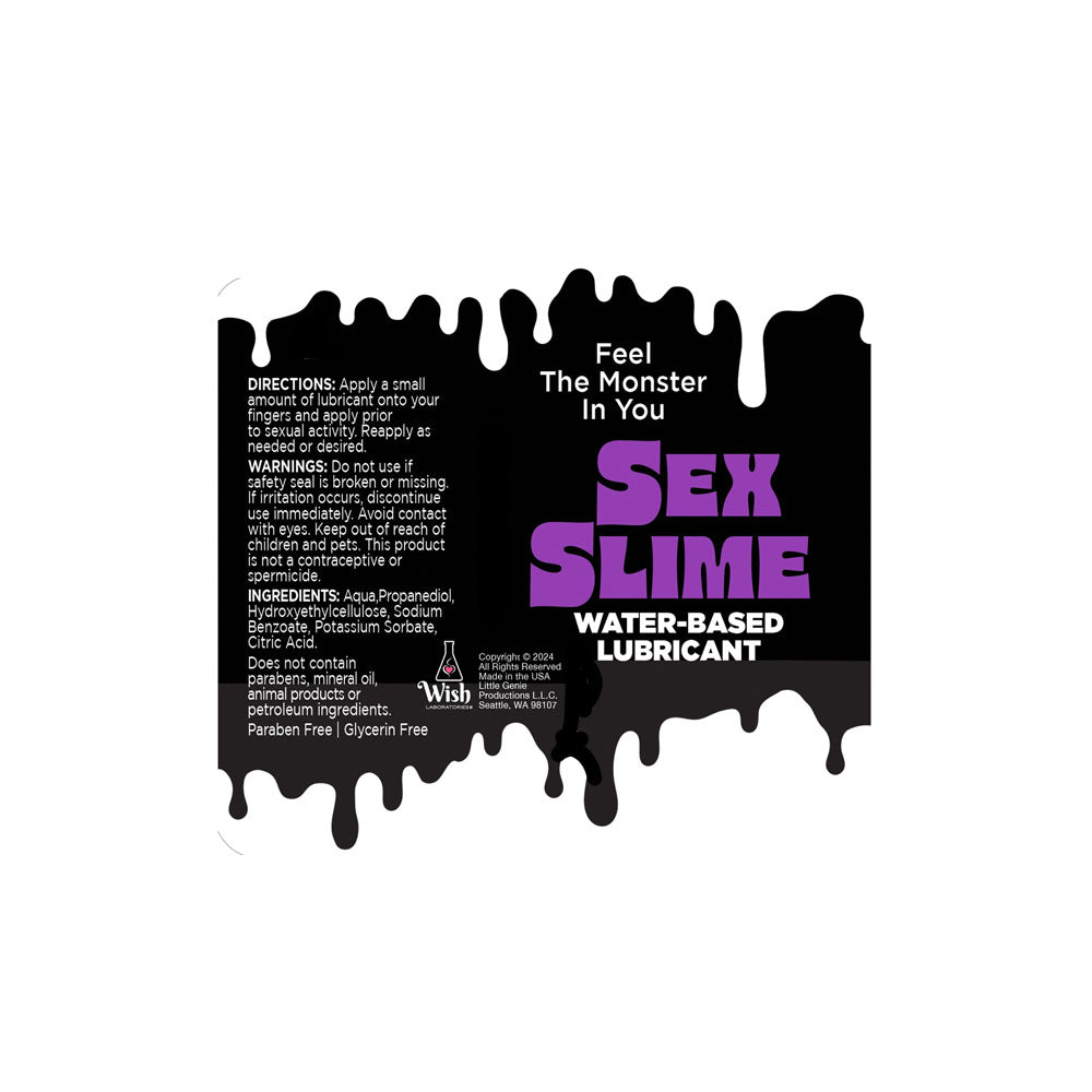 Sex Slime - Purple - Purple Water Based Lubricant - 120 ml Bottle Little Genie