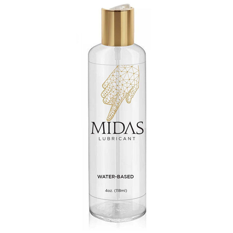 Midas Water Based Lube - Water Based Lubricant - 118 ml Bottle Little Genie