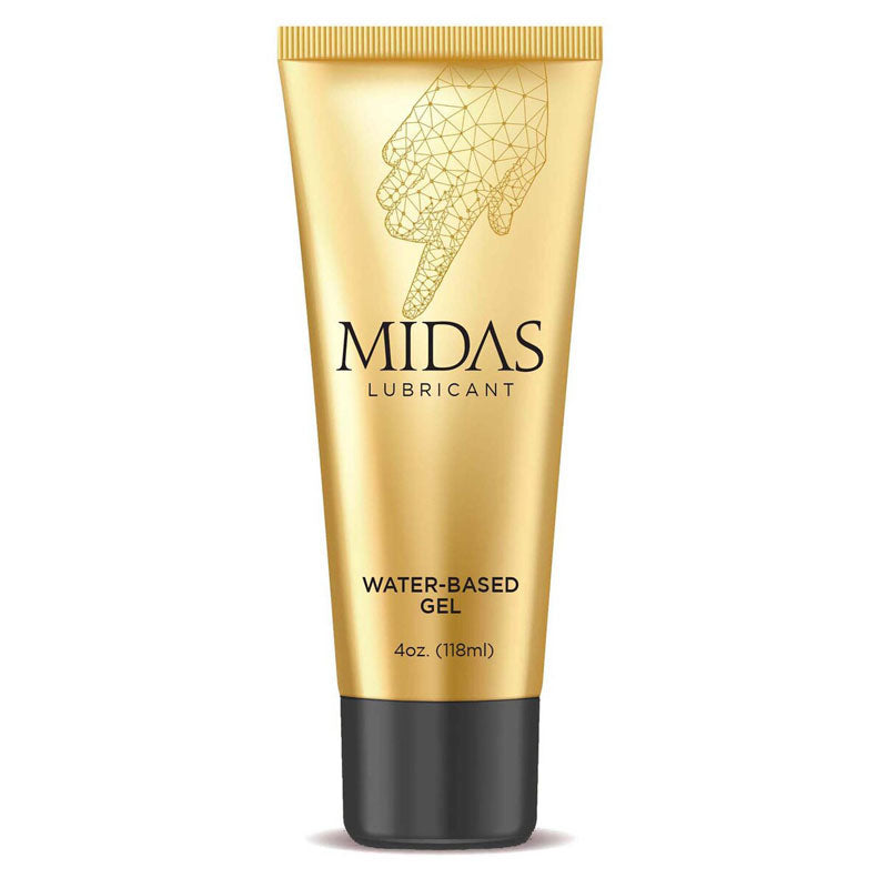 Midas Water Based Gel - Water Based Gel Lubricant - 118 ml Tube Little Genie