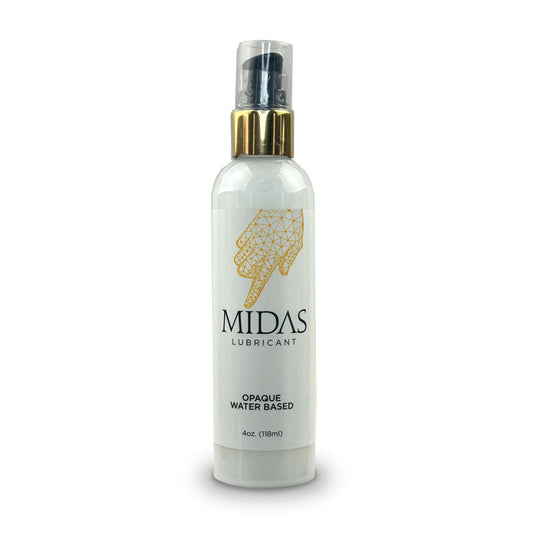 Midas Opaque Water Based Lubricant - 118 ml - Water Based Cum Lube - 118 ml Little Genie