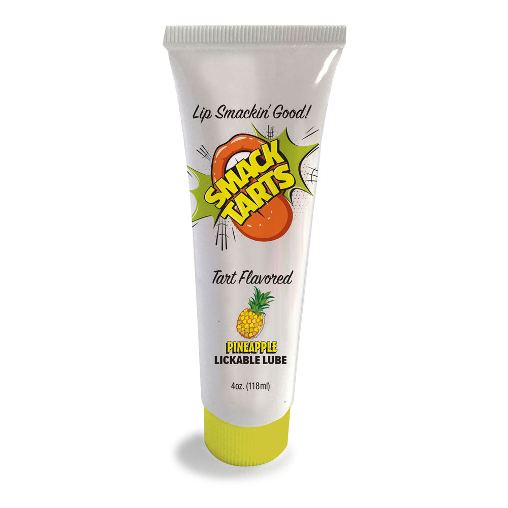 Smack Tarts - Sour Pineapple - Sour Pineapple Flavoured Lubricant - 120 ml Tube Little Genie