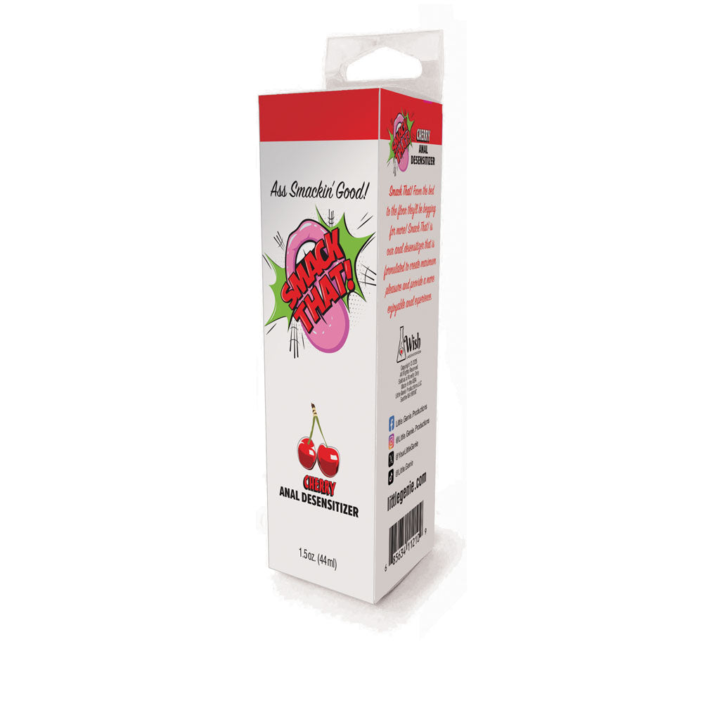 Smack That! Anal Desensitiser - Cherry - Cherry Flavoured Anal Desensitiser - 44 ml Tube Little Genie
