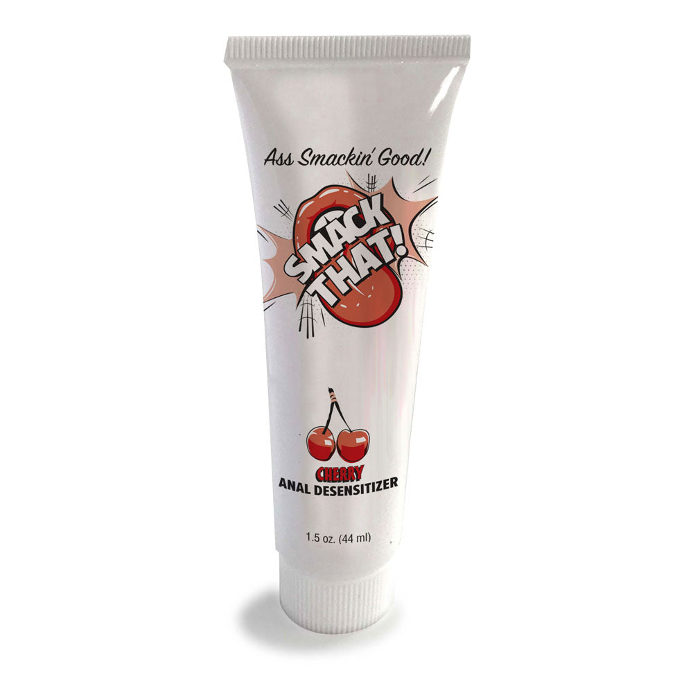 Smack That! Anal Desensitiser - Cherry - Cherry Flavoured Anal Desensitiser - 44 ml Tube Little Genie