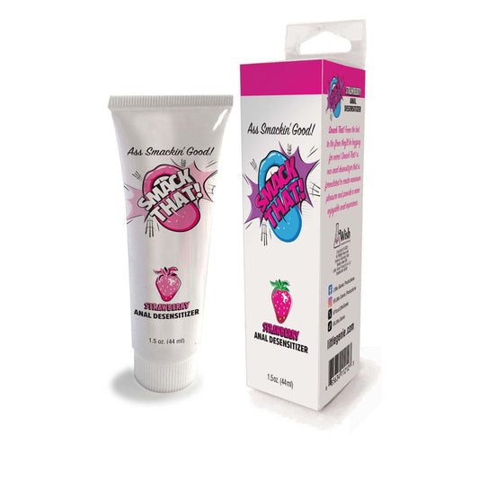 Smack That! Anal Desensitiser - Strawberry - Strawberry Flavoured Anal Desensitiser - 44 ml Tube Default Title - Club X