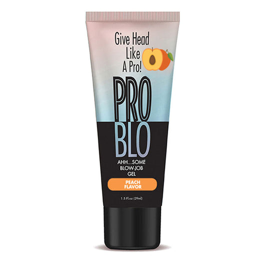 ProBlo Oral Pleasure Gel - Peach Flavoured Blowjob Gel - 29 ml Tube Little Genie
