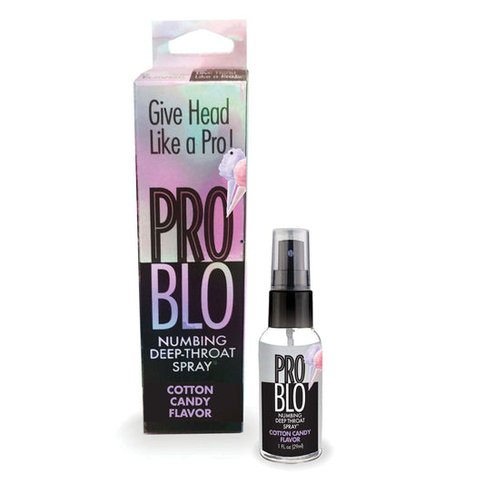 ProBlo Deep Throat Spray - Cotton Candy - Cotton Candy Flavoured Deep Throat Spray - 30 ml Little Genie