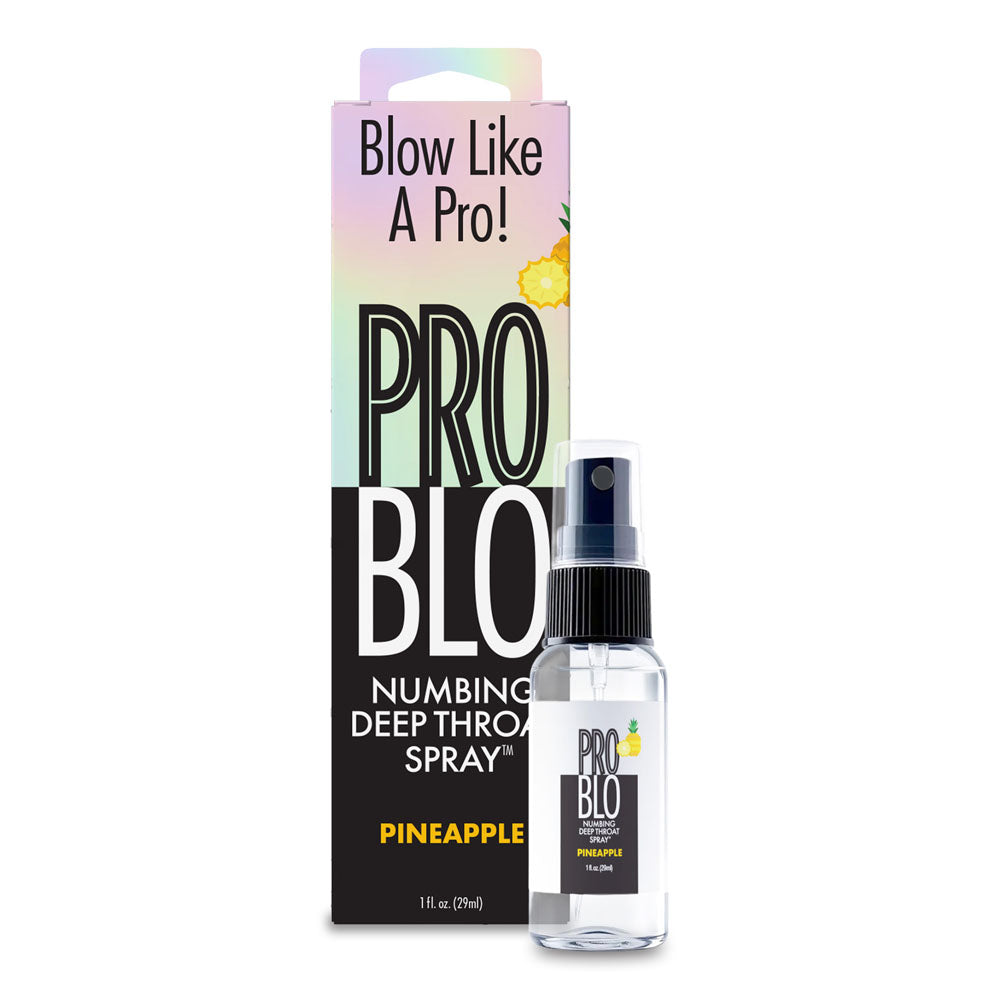 ProBlo Deep Throat Spray - Pineapple - Pineapple Flavoured Deep Throat Spray - 30 ml Little Genie