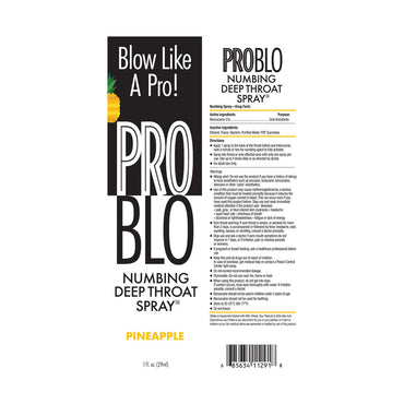 ProBlo Deep Throat Spray - Pineapple - Pineapple Flavoured Deep Throat Spray - 30 ml Little Genie