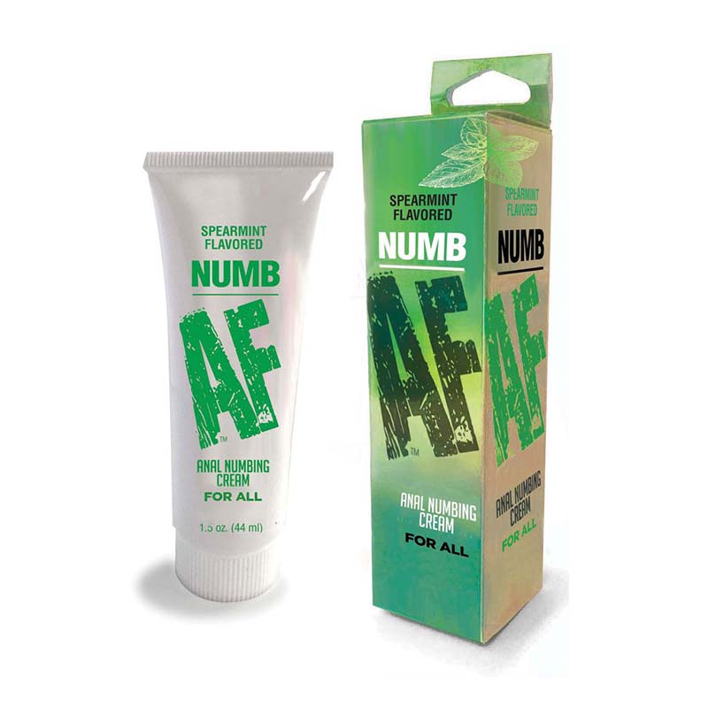 Numb AF - Mint - Mint Flavoured Anal Numbing Cream - 44 ml Tube Little Genie