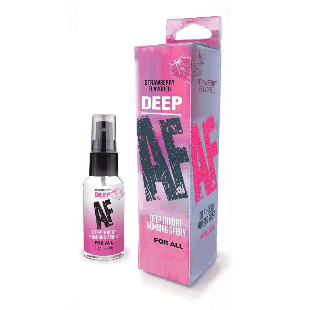 Deep AF - Strawberry - Strawberry Flavoured Deep Throat Spray - 29 ml Default Title - Club X
