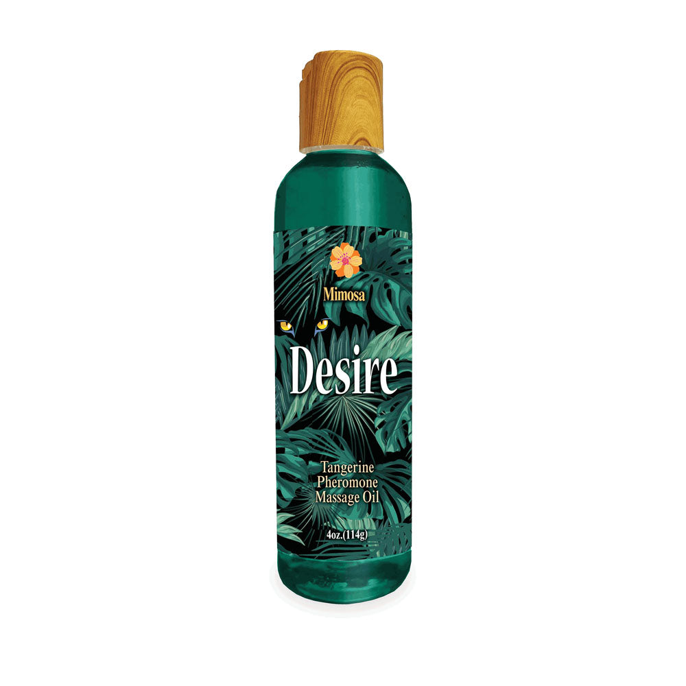Desire Pheromone Massage Oil - Tangerine Scented Pheromone Massage Oil - 118 ml Little Genie