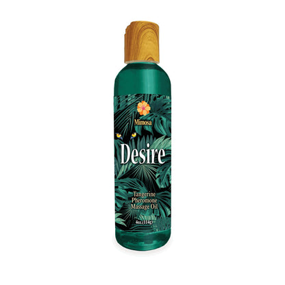 Desire Pheromone Massage Oil - Tangerine Scented Pheromone Massage Oil - 118 ml Little Genie
