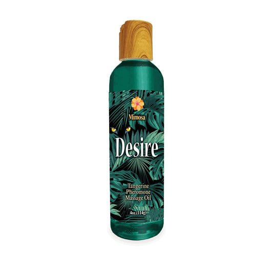 Desire Pheromone Massage Oil - Tangerine Scented Pheromone Massage Oil - 118 ml Little Genie
