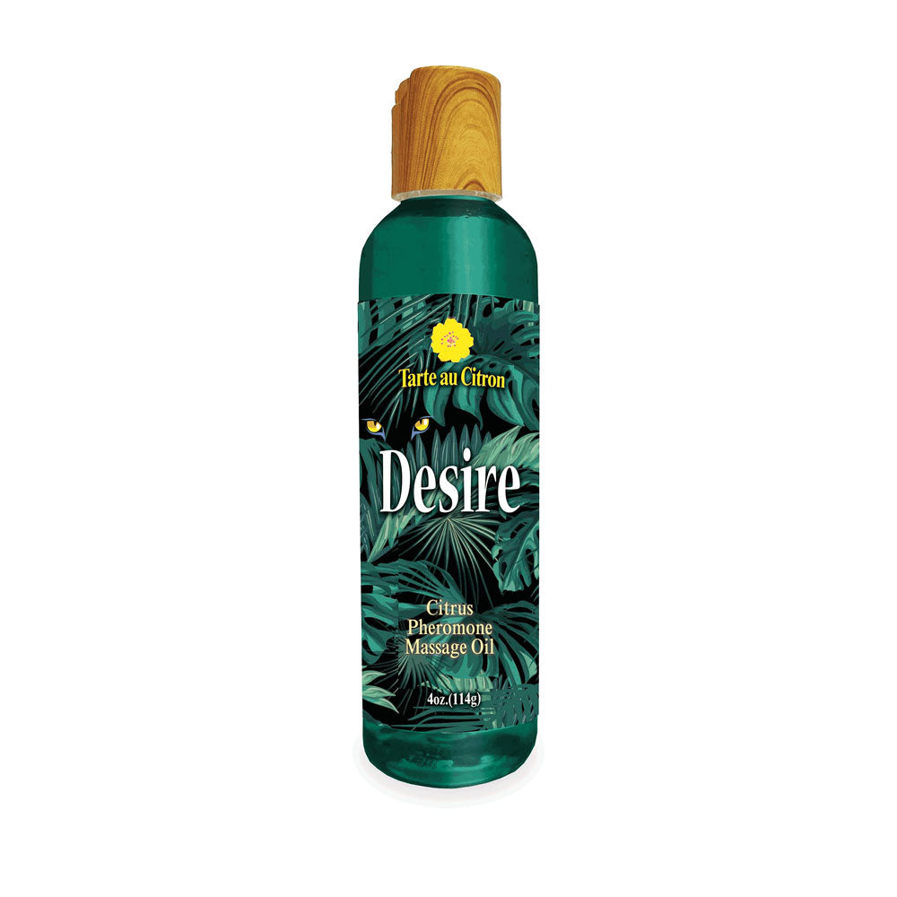 Desire Pheromone Massage Oil - Citrus Scented Pheromone Massage Oil - 118 ml Little Genie