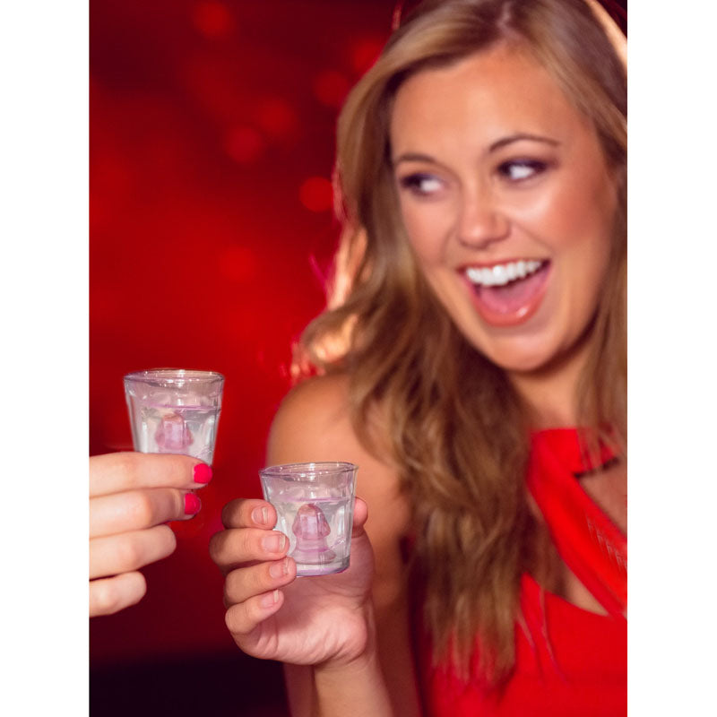 Super Fun Penis Shot Glasses - Set of 2 Little Genie