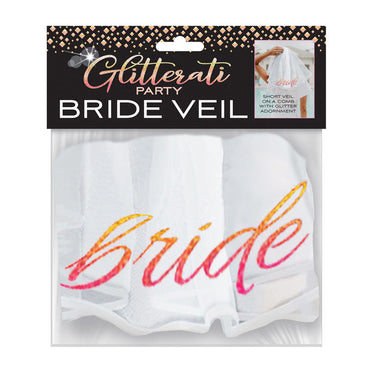 Glitterati - Bride Veil - Hens Party Novelty Veil Little Genie