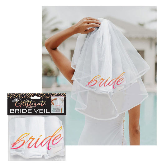 Glitterati - Bride Veil - Hens Party Novelty Veil Little Genie