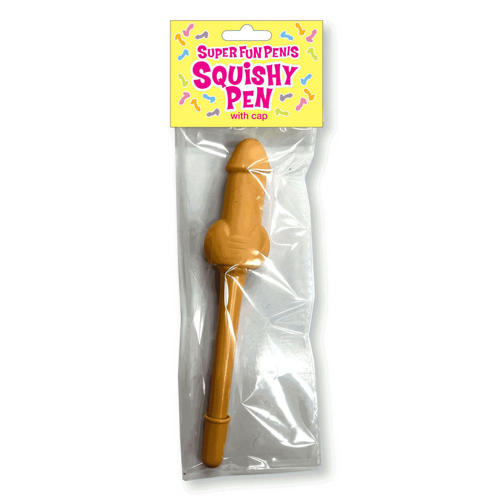 Super Fun Penis Squishy Pen - Novelty Pen Little Genie