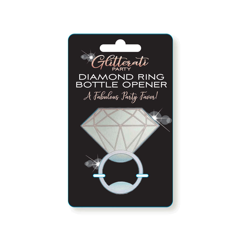 Glitterati Diamond Ring Bottle Opener - Novelty Bottle Opener Little Genie