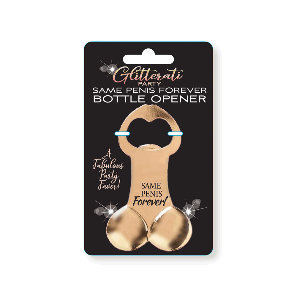 Glitterati Same Penis Forever Bottle Opener - Novelty Bottle Opener Little Genie