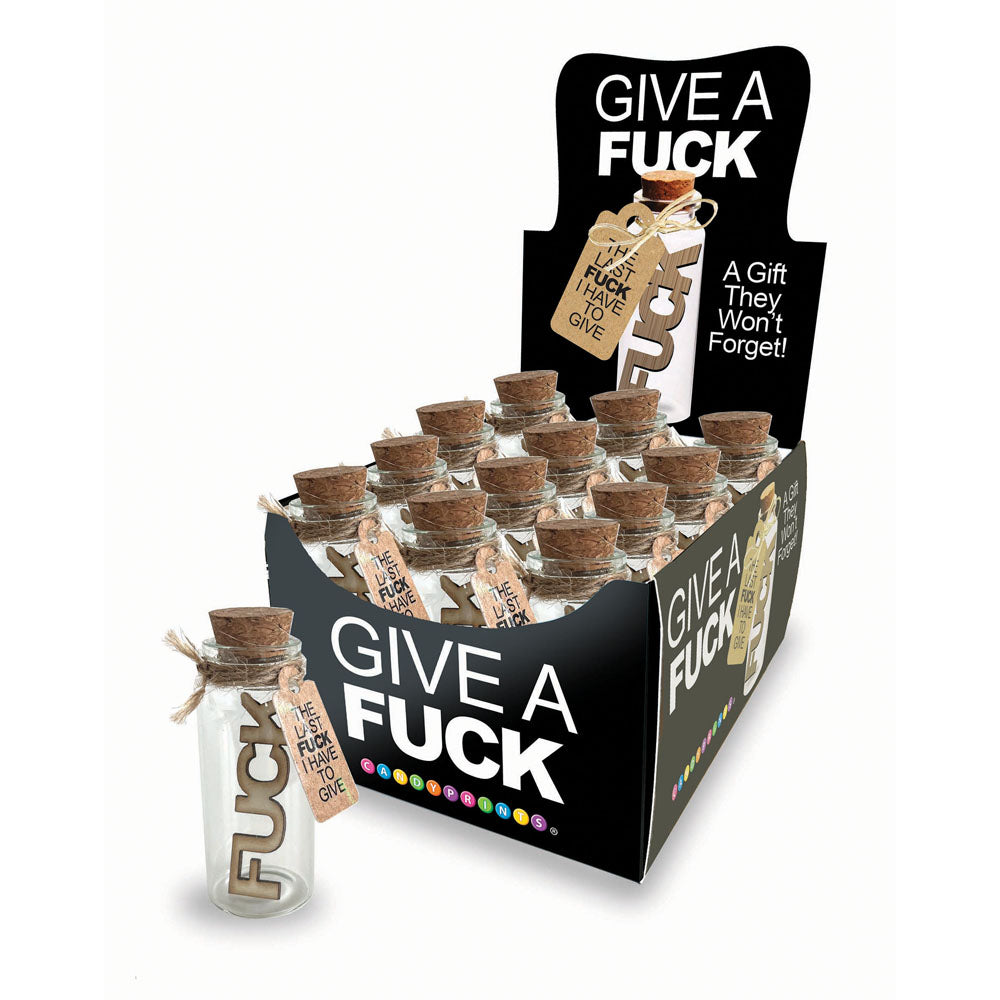 Last Fuck I Have To Give - Display of 12 - Novelty Gift - Counter Display of 12 Little Genie