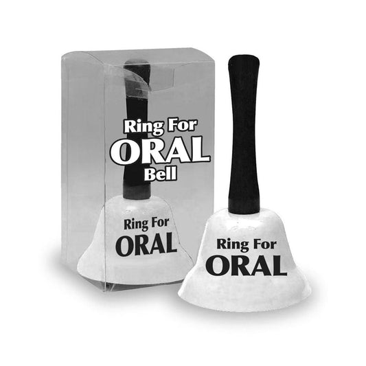 Ring For Oral Bell - White Novelty Bell Little Genie