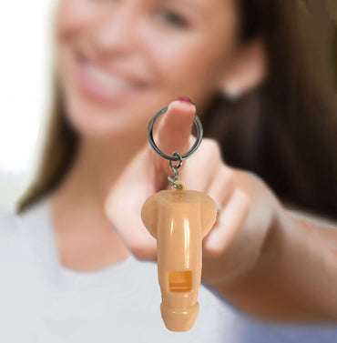 Super Fun Key Chain - Penis Whistle - Novelty Key Chain