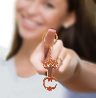 Super Fun Key Chain - Penis Bottle Opener - Novelty Key Chain