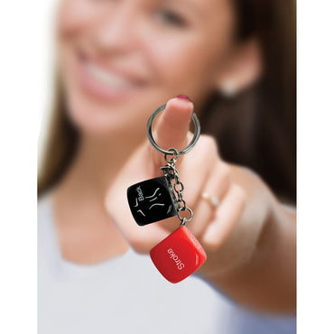Super Fun Key Chain - Sex Dice - Erotic Dice Novelty Keychain Little Genie