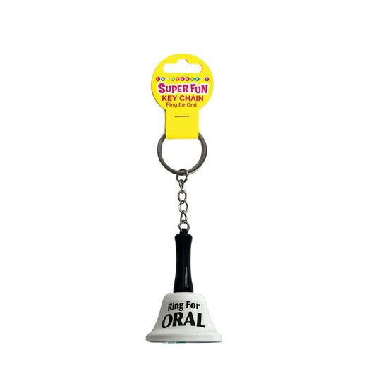 Super Fun Key Chain - Ring For Oral - Novelty Bell Keychain Little Genie