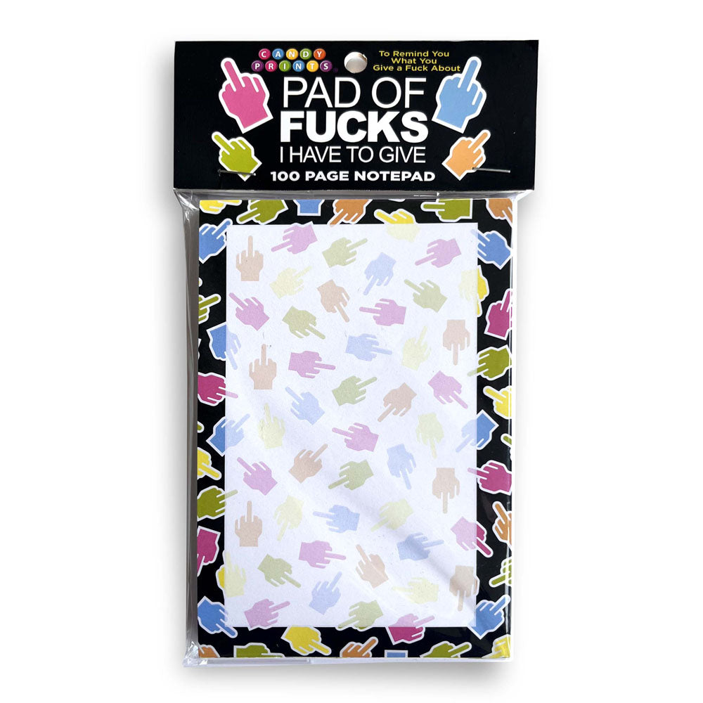 Pad Of Fucks I Have To Give! Notepad - Novelty Notepad - 100 Pages Little Genie