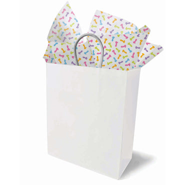 Super Fun Penis Tissue Paper Sheets - Novelty Decoration Sheets - 6 Pack Little Genie