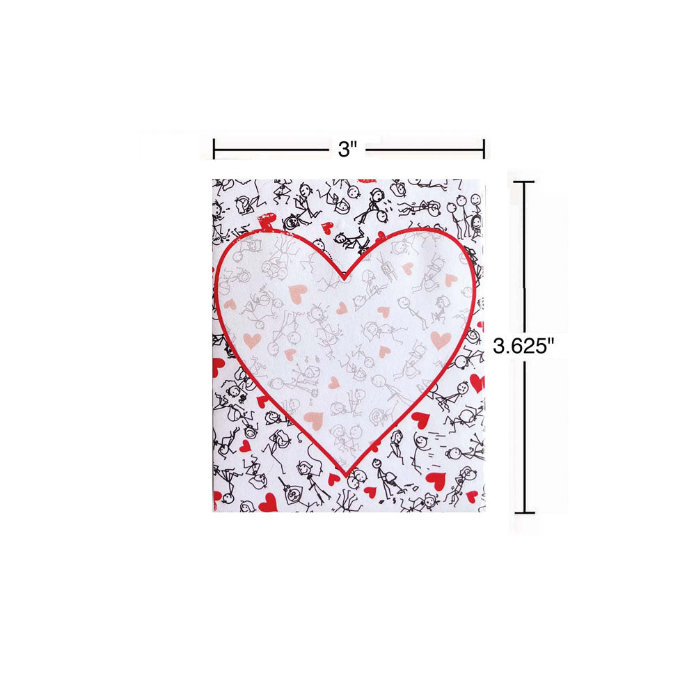 Naughty Stick Figure Sticky Notes - Novelty Sticky Notes - 100 Pack Little Genie