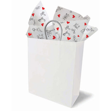 Naughty Stick Figure Tissue Paper Sheets - Novelty Decoration Sheets - 6 Pack Little Genie