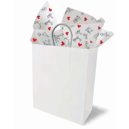 Naughty Stick Figure Tissue Paper Sheets - Novelty Decoration Sheets - 6 Pack Little Genie