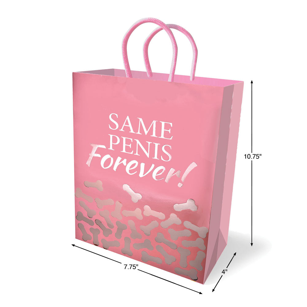 Same Penis Forever Gift Bag - Novelty Gift Bag Little Genie