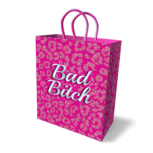 Bad Bitch Gift Bag - Novelty Gift Bag Pink - Club X