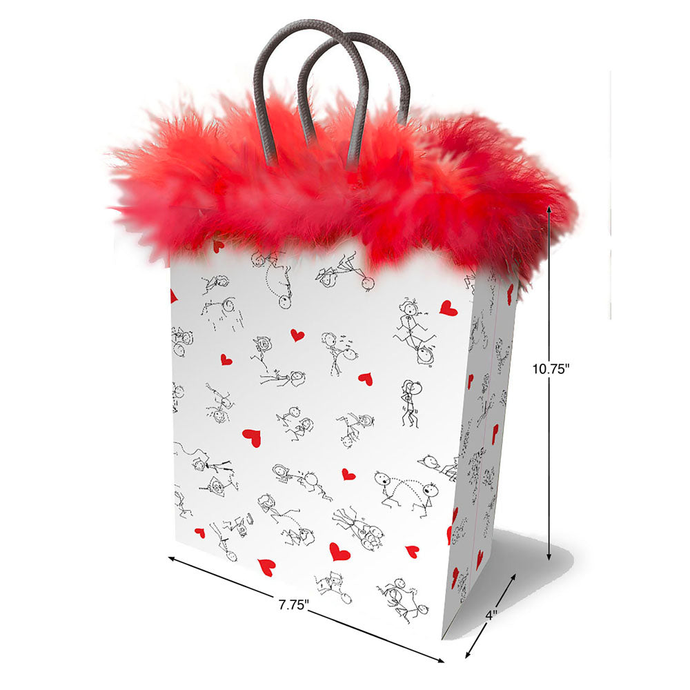 Naughty Stick Figures Gift Bag - Novelty Gift Bag Little Genie