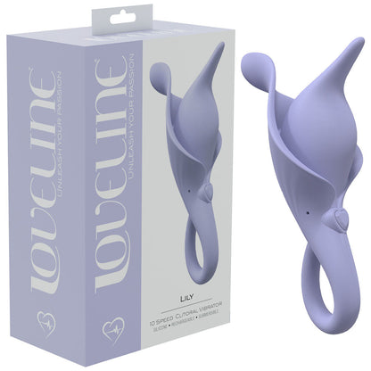 LOVELINE Lily - Lavender - Lavender USB Rechargeable Stimulator Shots Toys