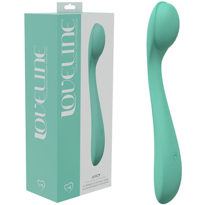 LOVELINE Juicy - Green - GReen 21.5 cm USB Rechargeable Vibrator Shots Toys