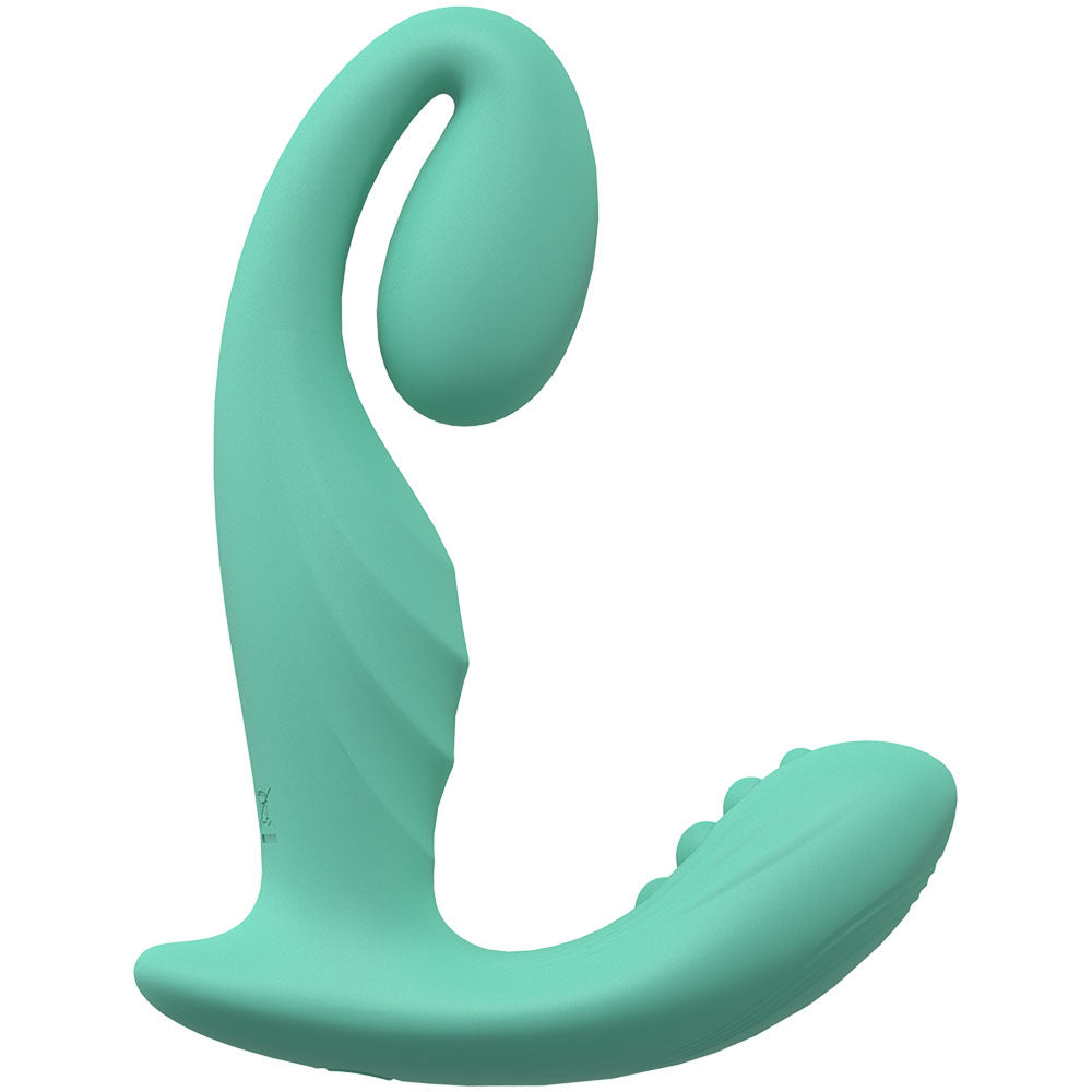 LOVELINE Bliss - Green - Green 11.5 cm USB Rechargeable Vibrator Shots Toys