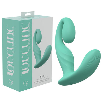 LOVELINE Bliss - Green - Green 11.5 cm USB Rechargeable Vibrator Shots Toys